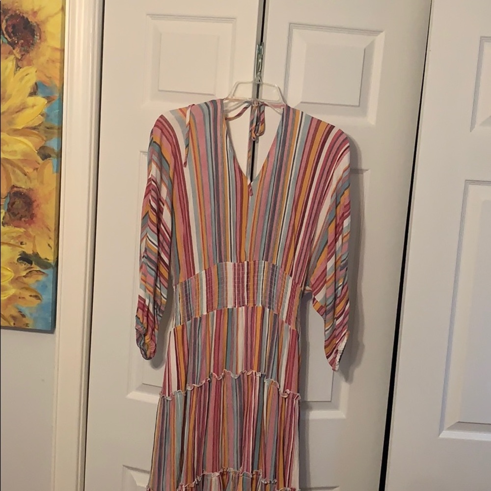 multi colored summer dress
